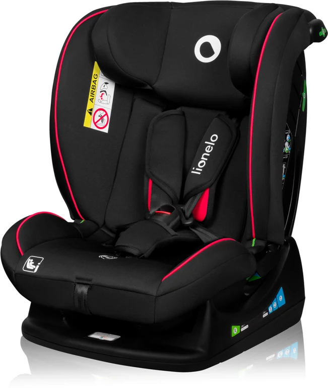 Автокрісло Lionelo Aart i-Size BLACK CARBON RED